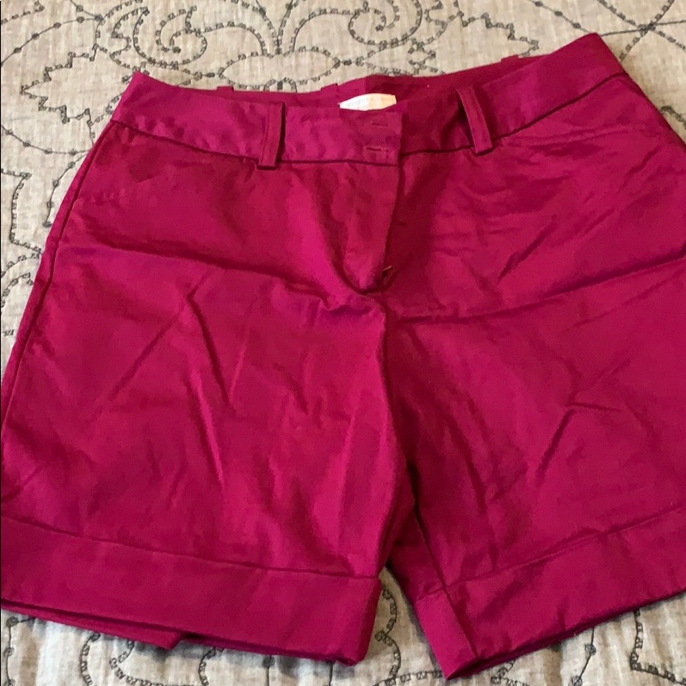 Pink shorts
